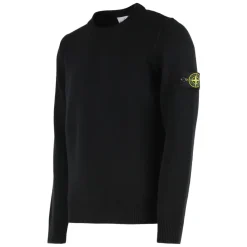 Stone Island Trui met ronde hals en omgekeerde stikseldetails-Heren Truien & Vesten