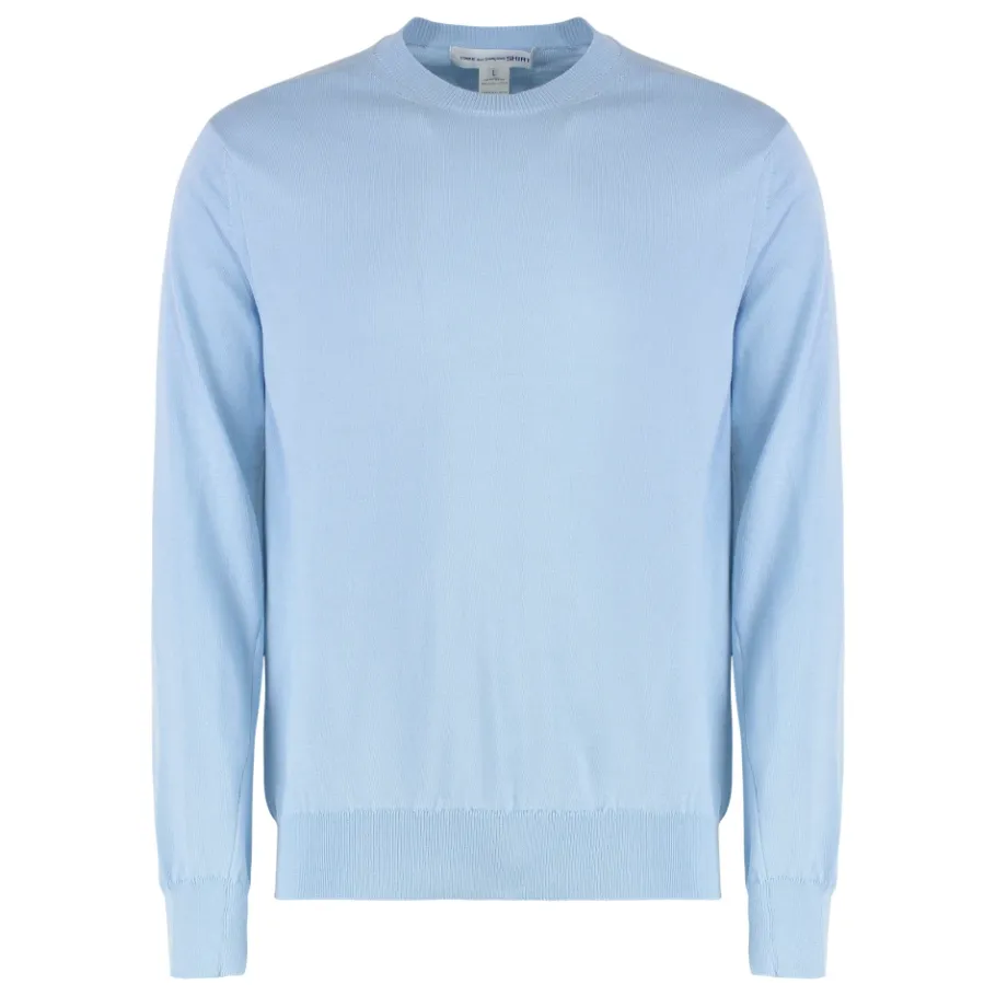 Comme des Garçons Trui met ronde hals van een katoenmix-Heren Truien & Vesten