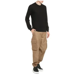 Versace Trui van zijde- en katoenmix-Heren Truien & Vesten