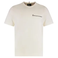 Moncler T-shirt met ronde hals van katoen-Heren Shirts