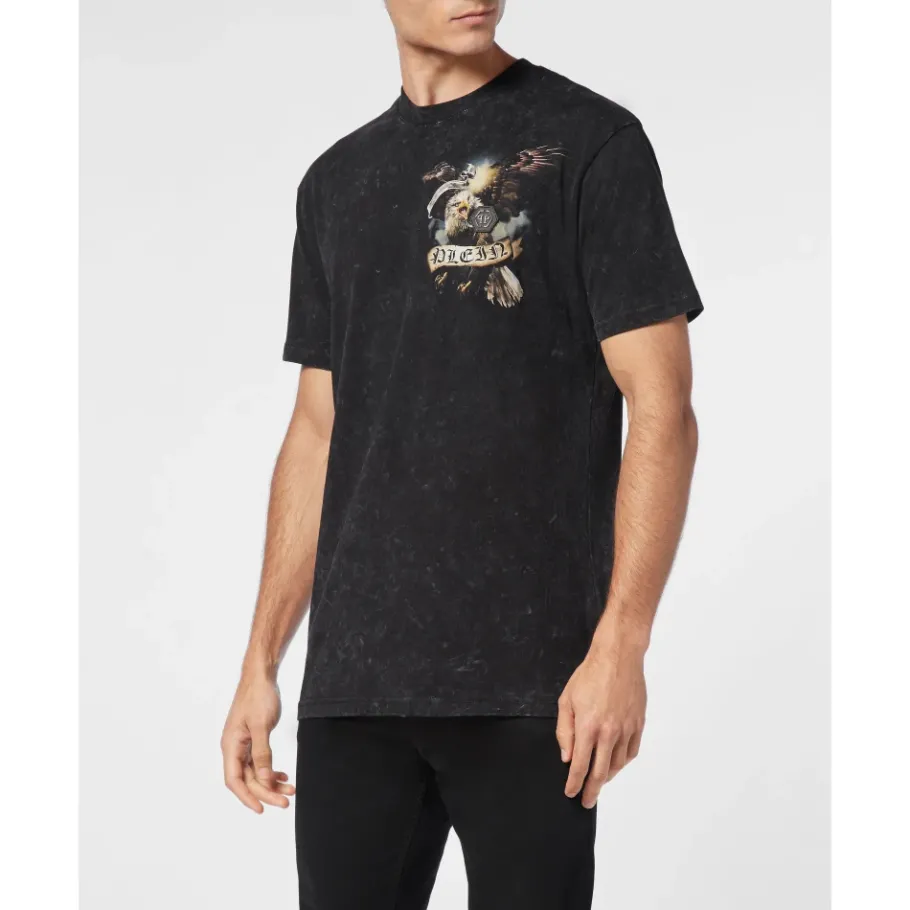 Philipp Plein T-Shirt Ronde Hals Eagle-Heren Shirts