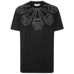 Philipp Plein T-shirt Ronde Hals SS Hexagon-Heren Shirts