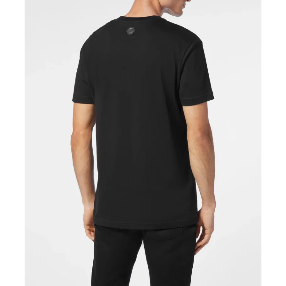 Philipp Plein T-shirt Round Neck SS Skull-Heren Shirts
