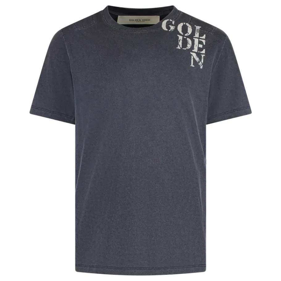 Golden Goose T-shirt van katoen met ronde hals-Heren Shirts