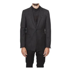 Givenchy Twee Knoopjes Wollen Jas-Heren Kostuums