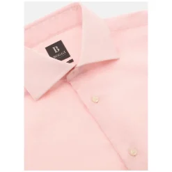 Boggi Milano ULTIMATE NON IRON Regular Fit Gestreept Katoenen Overhemd-Heren Overhemden