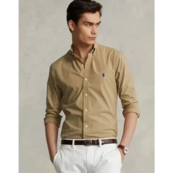 Polo Ralph Lauren Ultra Stretch Katoen Poplin Overhemd-Heren Overhemden