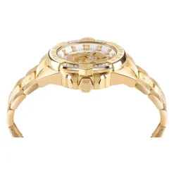 Philipp Plein Unisex Horloge The $kull Genderless Crystal-Heren Horloges
