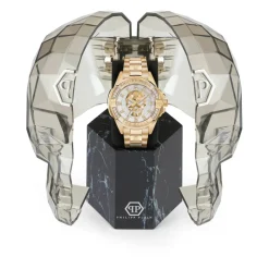 Philipp Plein Unisex Horloge The $kull Genderless Crystal-Heren Horloges