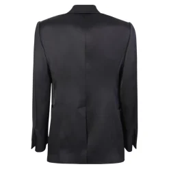 Alexander McQueen Verhoogde wollen jas-Heren Kostuums