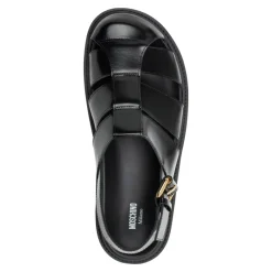 Moschino Verstelbare Band Sportieve Sandalen Effen Patroon-Heren Sandalen