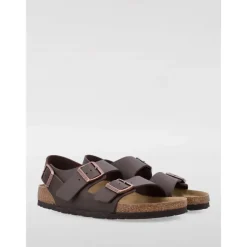 Birkenstock Verstelbare leren sandalen voor mannen-Heren Sandalen
