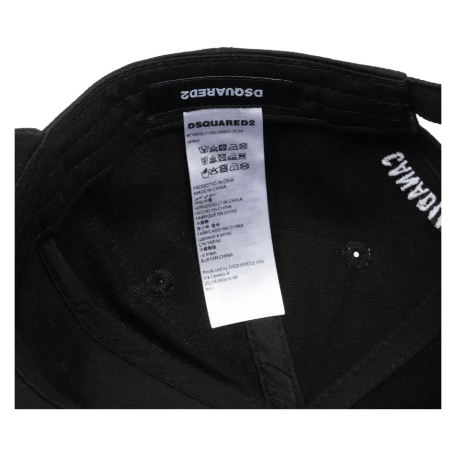 Dsquared2 Verstelbare Multicolor Milano Cap-Heren Petten