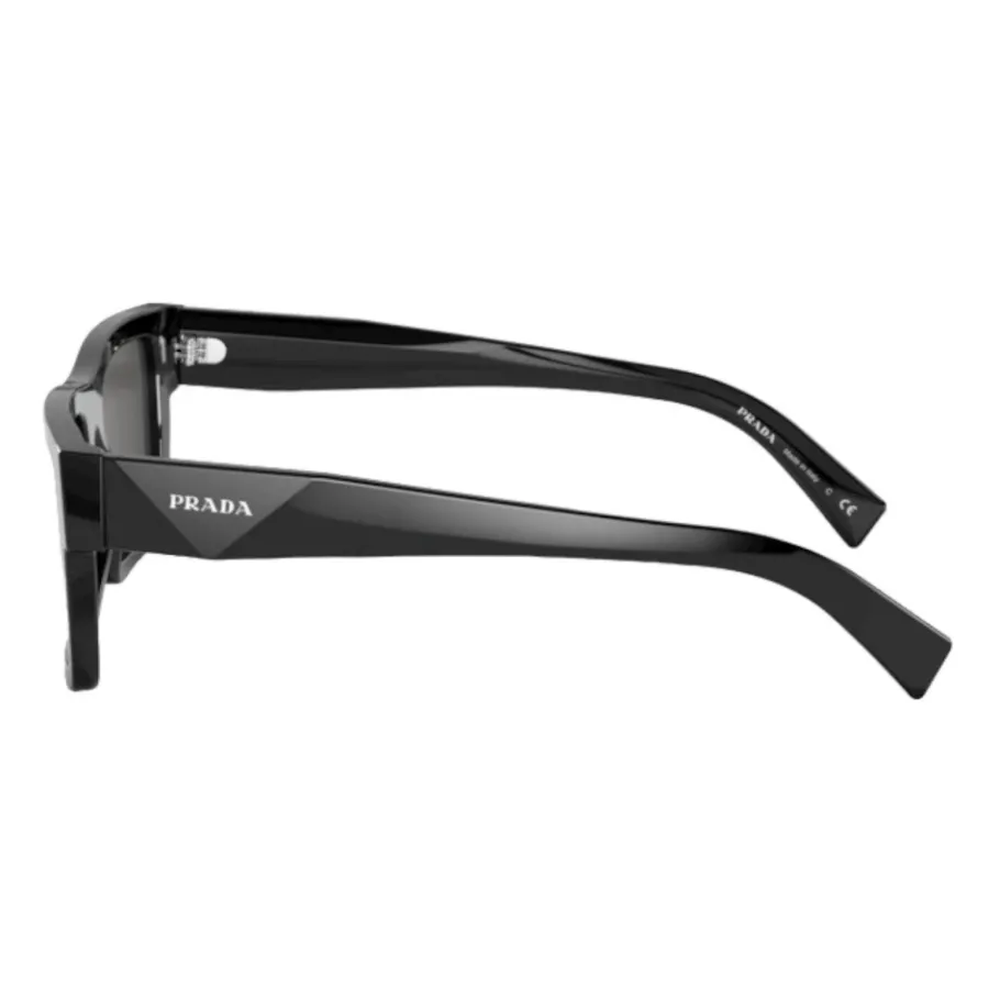 Prada Vierkante Zonnebril Glanzend-Heren Zonnebrillen