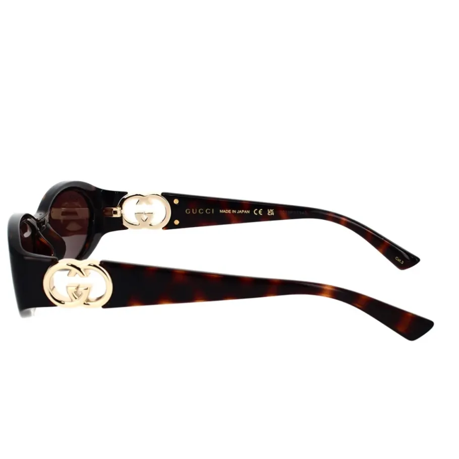 Gucci Vintage Amandelvormige Zonnebril-Heren Zonnebrillen