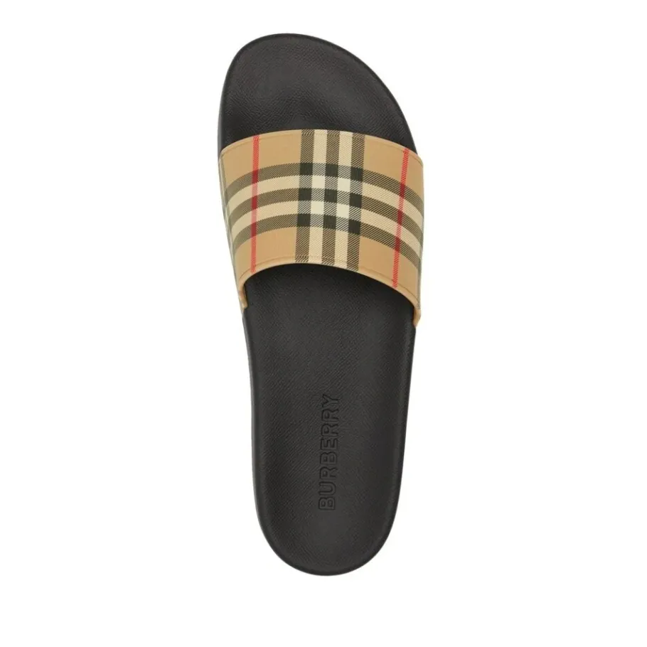 Burberry Vintage Check Slides-Heren Slippers