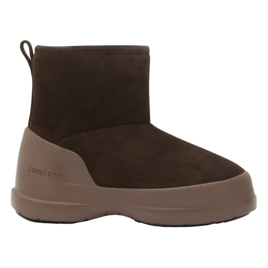 Moon Boot Warm Suède Middelhoge Laarzen met Grip-Heren Snowboots