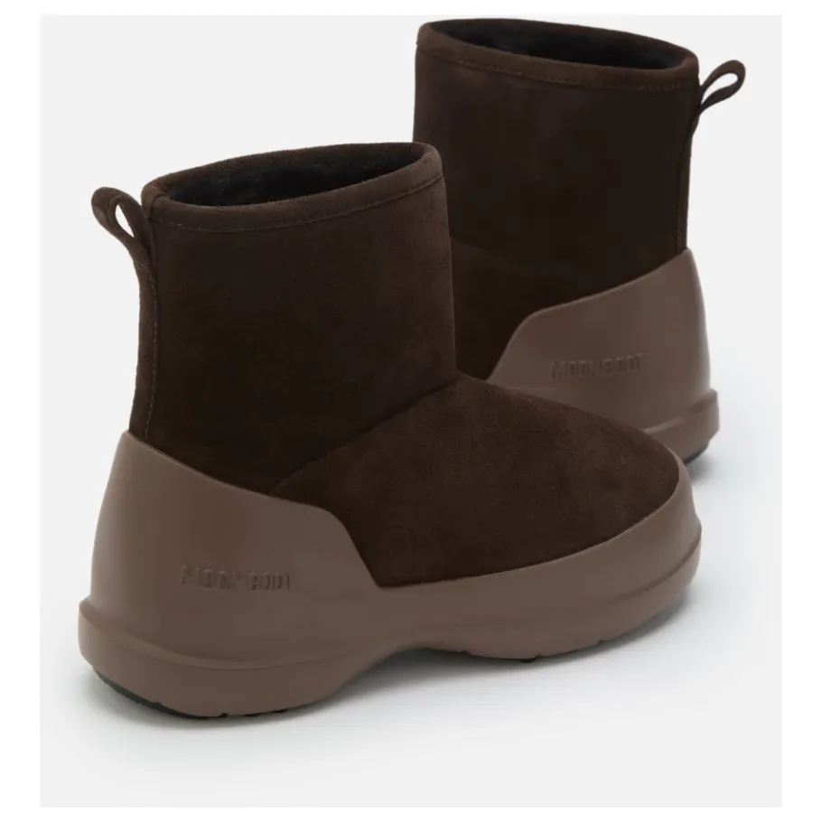 Moon Boot Warm Suède Middelhoge Laarzen met Grip-Heren Snowboots