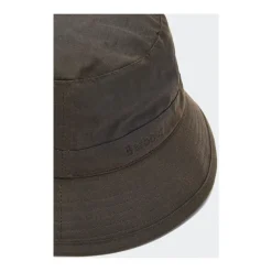 Barbour Waxed Cotton Bucket Hat-Heren Hoeden