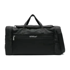 Off White Weekender Logo Duffle Bag-Heren Tassen