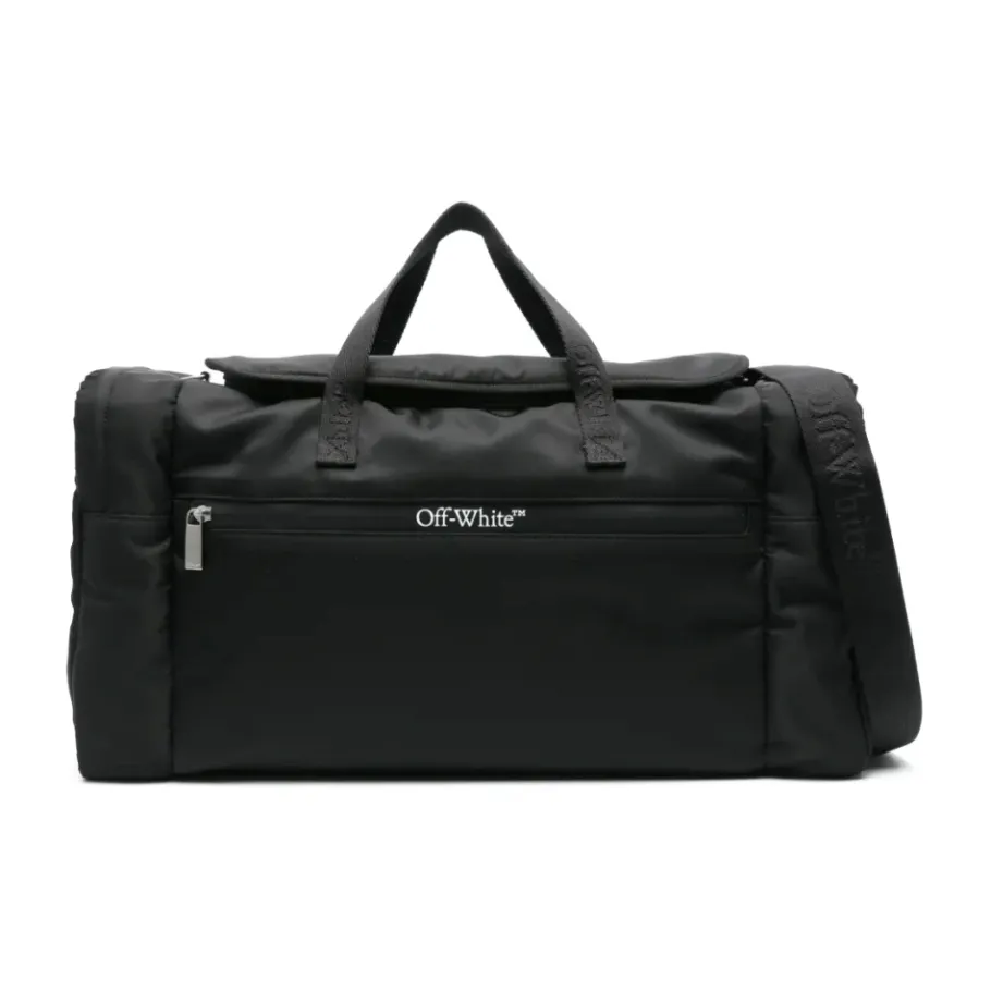 Off White Weekender Logo Duffle Bag-Heren Tassen