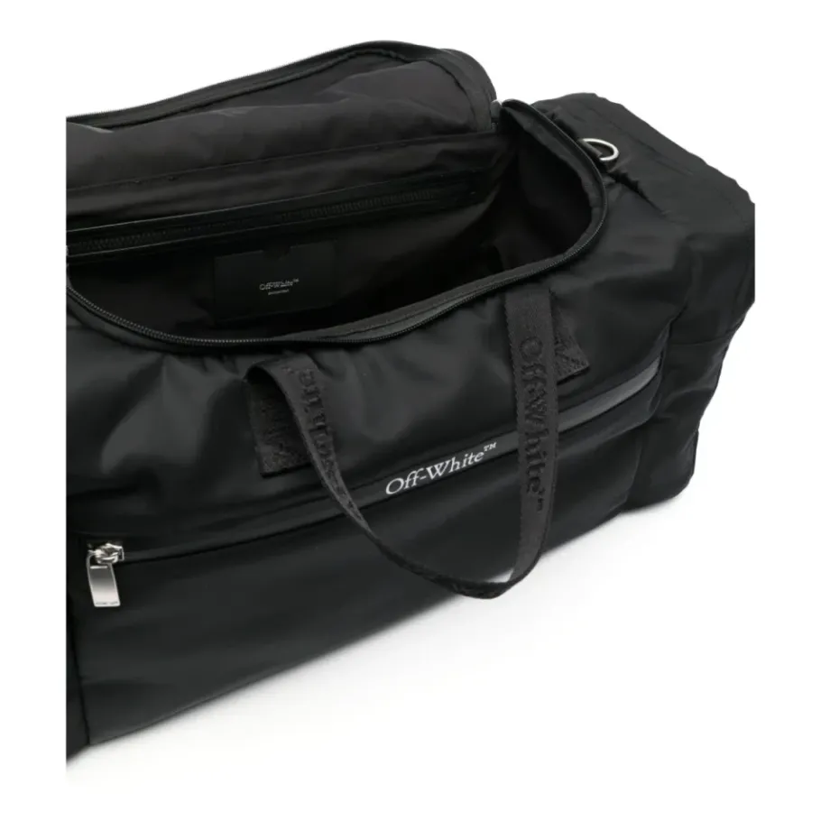 Off White Weekender Logo Duffle Bag-Heren Tassen