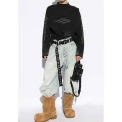 Balenciaga Wide-leg Jeans-Heren Jeans