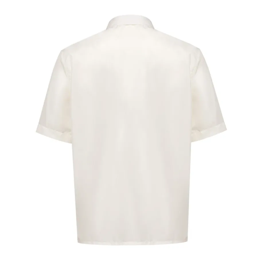 Dior te Half Zip Shirt met Logo-Heren Overhemden