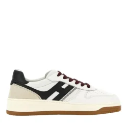 Hogan te Leren Sneakers met Rebel Grooves-Heren Sneakers