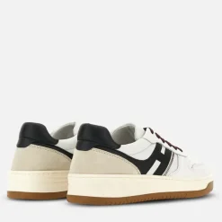 Hogan te Leren Sneakers met Rebel Grooves-Heren Sneakers