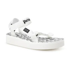 Palm Angels te rubberen sandalen met logoband-Heren Sandalen