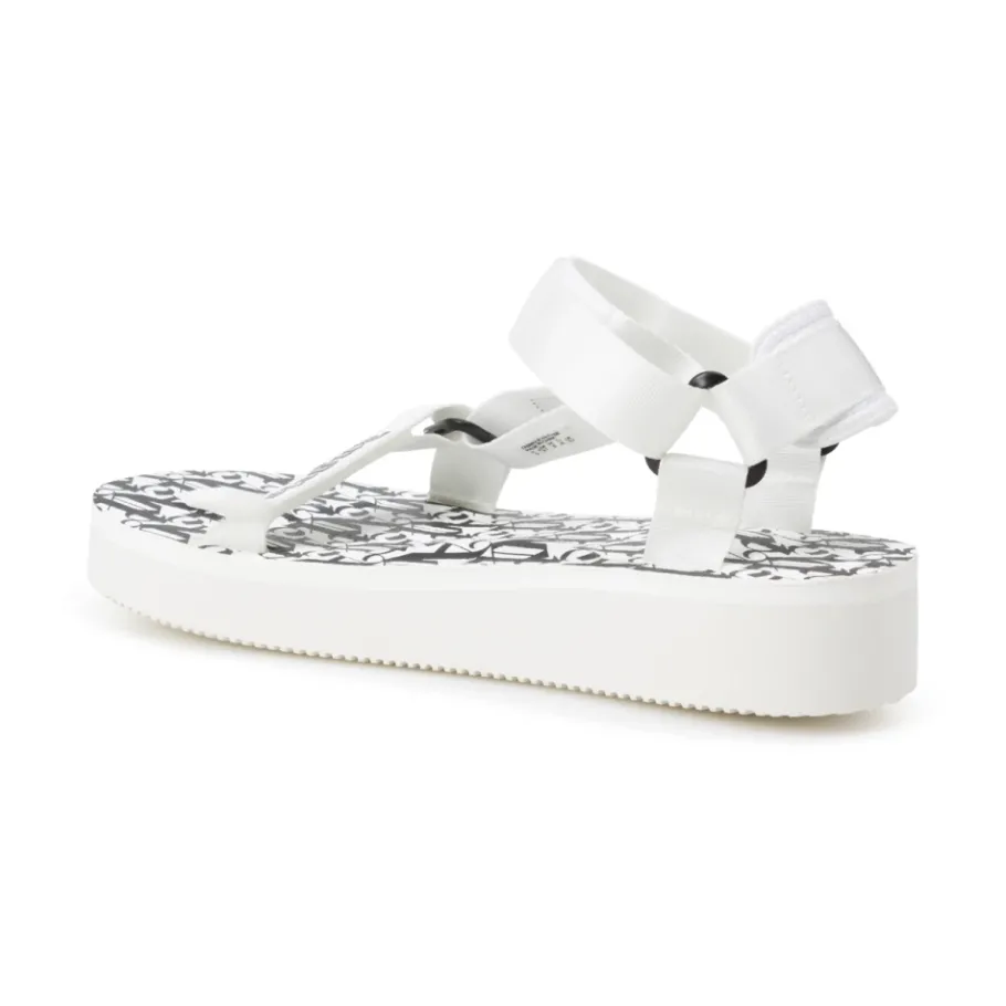 Palm Angels te rubberen sandalen met logoband-Heren Sandalen