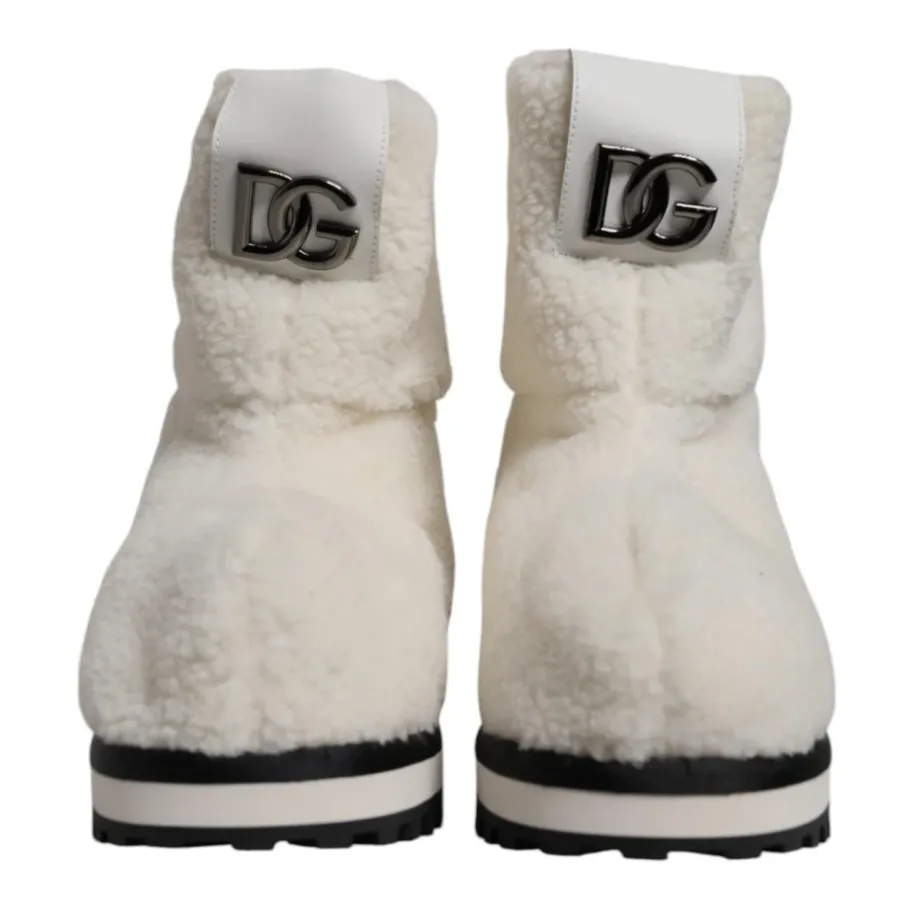 Dolce & Gabbana te Shearling Mid Calf Laarzen-Heren Snowboots
