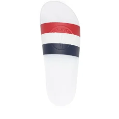 Moncler te Slide Sandalen met Logoband-Heren Slippers