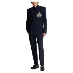 Balmain Wollen blazer met kristal patch-Heren Jassen