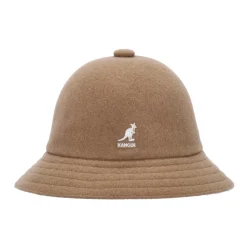 Kangol Wollen Casual Bucket Hoed Kameel-Heren Hoeden
