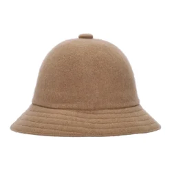 Kangol Wollen Casual Bucket Hoed Kameel-Heren Hoeden