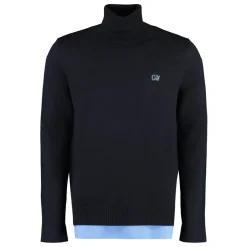 Off White Wollen coltrui-Heren Truien & Vesten