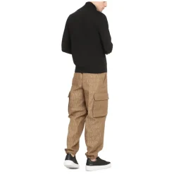 Versace Wollen coltrui met melange-Heren Truien & Vesten