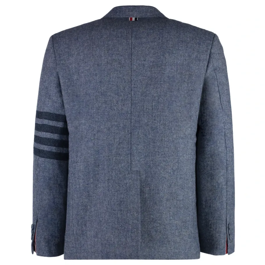 Thom Browne Wollen single-breasted blazer-Heren Jassen
