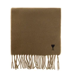 Ami Paris Wollen sjaal met logo-Heren Sjaals