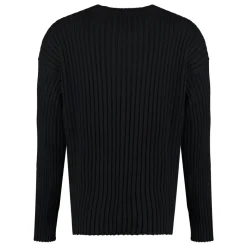 Versace Wollen trui met ronde hals-Heren Truien & Vesten