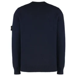 Stone Island Wollen trui met ronde hals-Heren Truien & Vesten
