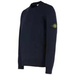 Stone Island Wollen trui met ronde hals-Heren Truien & Vesten