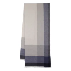 Brunello Cucinelli Wool and Cashmere Checked Twill Scarf-Heren Sjaals
