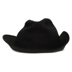 Yohji Yamamoto Wool Gabardine Fedora Hat-Heren Hoeden