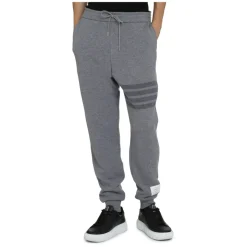 Thom Browne Wool Loopback 4-Bar Sweatpants-Heren Broeken