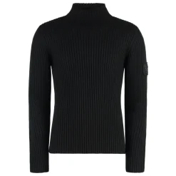 Prada Wool Mock Turtleneck Sweater-Heren Truien & Vesten