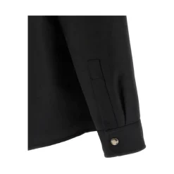 Gucci Wool Twill Zip Overshirt-Heren Overhemden