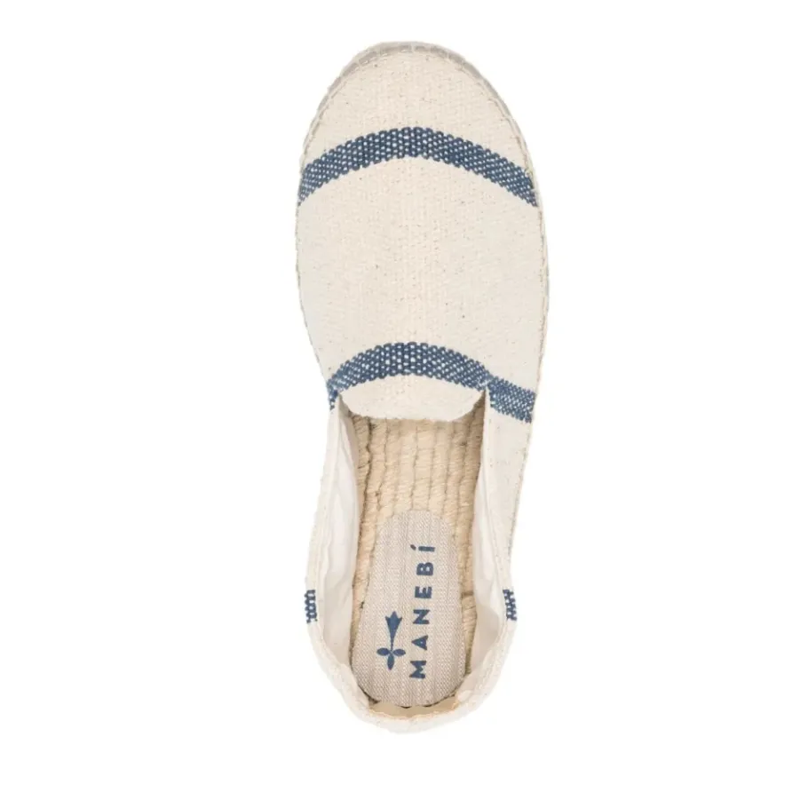 Manebí Yucatan Canvas Platte Espadrilles-Heren Espadrilles